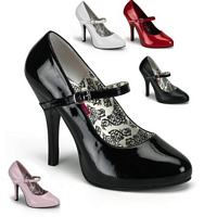 Tempt-35 4.5 Inch Concealed Platform Instep Buckle Mary Jane