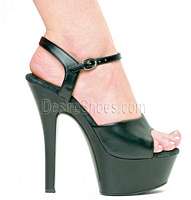 601-Juliet-R 6 Inch Stiletto with 2" Platform