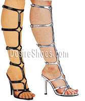 510-Sexy 4 Inch Heels With Calf Straps